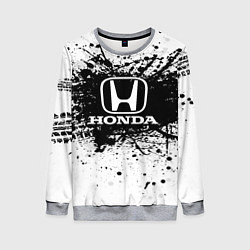 Свитшот женский Honda: Black Spray, цвет: 3D-меланж