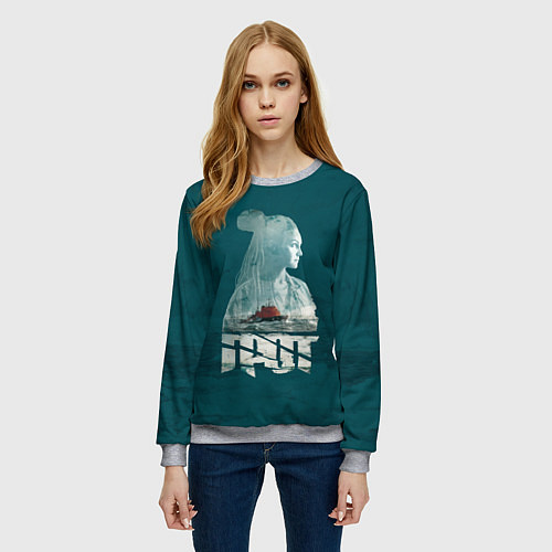 Женский свитшот Drummatix Vega / 3D-Меланж – фото 3