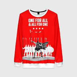 Женский свитшот One for all & all for one