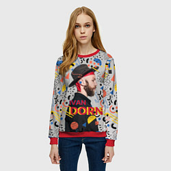Свитшот женский Dorn Fantasy, цвет: 3D-красный — фото 2