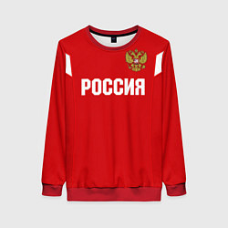 Свитшот женский Сборная России, цвет: 3D-красный