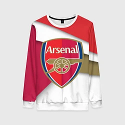 Свитшот женский FC Arsenal, цвет: 3D-белый