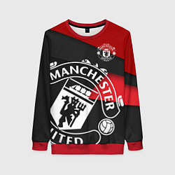 Свитшот женский FC Man United: Exclusive, цвет: 3D-красный