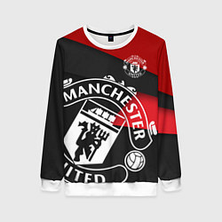 Свитшот женский FC Man United: Exclusive, цвет: 3D-белый