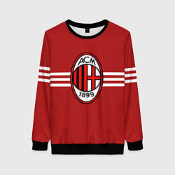 Свитшот женский AC Milan 1899, цвет: 3D-черный