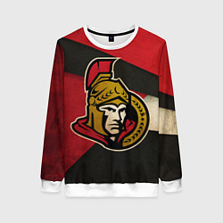 Свитшот женский HC Ottawa Senators: Old Style, цвет: 3D-белый