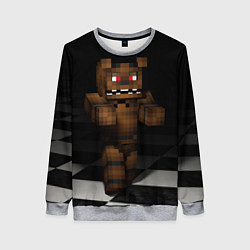 Женский свитшот Minecraft: Freddy FNAF