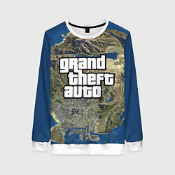 Свитшот женский GTA, цвет: 3D-белый
