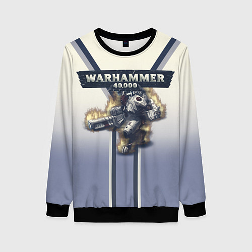 Женский свитшот Warhammer 40000: Tau Empire / 3D-Черный – фото 1