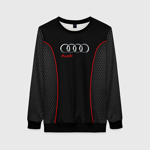 Женский свитшот Audi Style / 3D-Черный – фото 1
