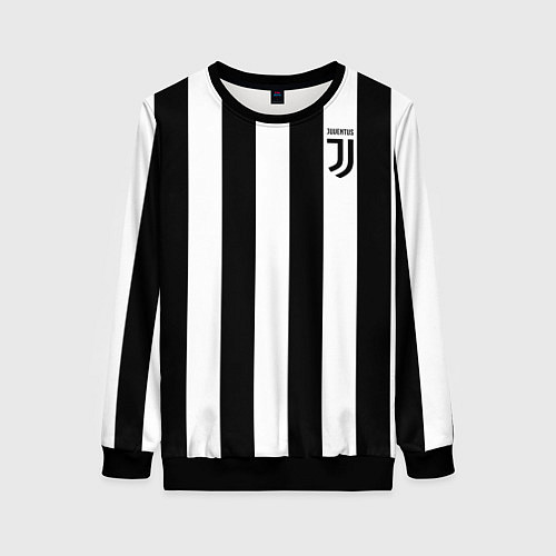 Женский свитшот FC Juventus / 3D-Черный – фото 1