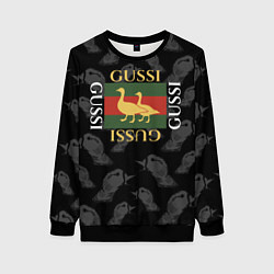 Свитшот женский GUSSI Style, цвет: 3D-черный