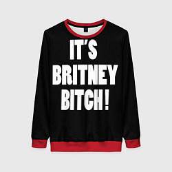Свитшот женский It's Britney Bitch, цвет: 3D-красный