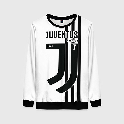 Женский свитшот Exclusive: Juve Ronaldo / 3D-Черный – фото 1