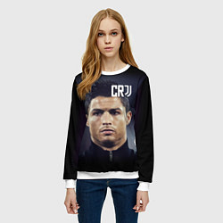 Свитшот женский RONALDO CR7, цвет: 3D-белый — фото 2