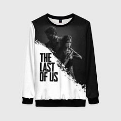 Свитшот женский The Last of Us: White & Black, цвет: 3D-черный