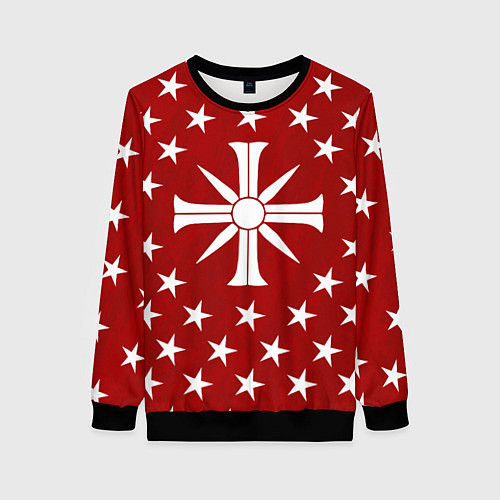 Женский свитшот Far Cry 5: Red Cult / 3D-Черный – фото 1