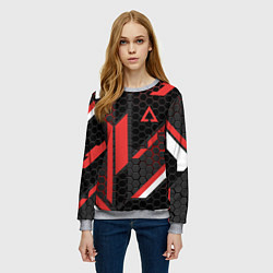 Свитшот женский CS:GO CYREX CARBON, цвет: 3D-меланж — фото 2