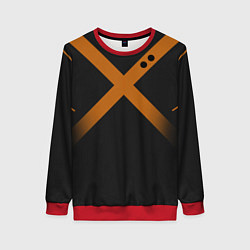 Свитшот женский KATSUKI BAKUGOU полосы, цвет: 3D-красный