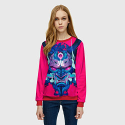 Свитшот женский Мифический зверь, цвет: 3D-красный — фото 2