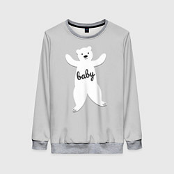 Свитшот женский Baby Bear, цвет: 3D-меланж