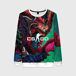 Свитшот женский CS GO hyper beast skin, цвет: 3D-белый