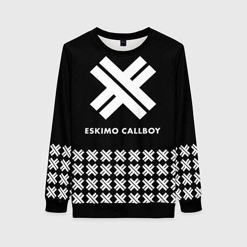 Женский свитшот Eskimo Callboy: Cross / 3D-Черный – фото 1