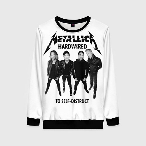 Женский свитшот Metallica: Hardwired / 3D-Черный – фото 1