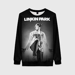 Свитшот женский Linkin Park: Bennington, цвет: 3D-черный