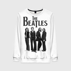 Свитшот женский The Beatles: White Side, цвет: 3D-белый