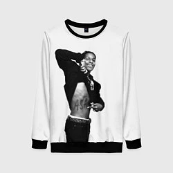 Свитшот женский ASAP Rocky: White Fashion, цвет: 3D-черный