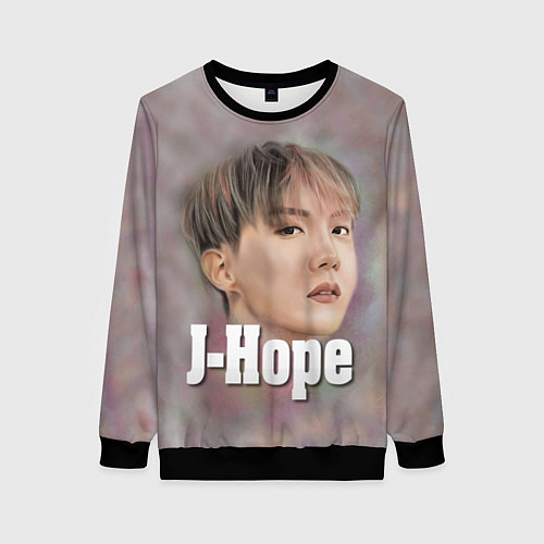 Женский свитшот BTS J-Hope / 3D-Черный – фото 1