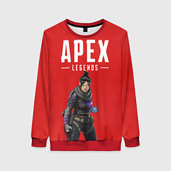 Свитшот женский Apex Legends: Red Wraith, цвет: 3D-красный