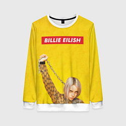 Свитшот женский Billie Eilish, цвет: 3D-белый