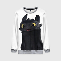 Свитшот женский Черная фурия, цвет: 3D-меланж