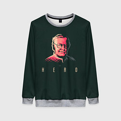 Свитшот женский Stan Lee The hero, цвет: 3D-меланж