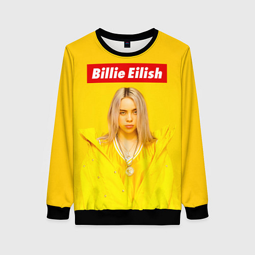 Женский свитшот Billie Eilish: MyBoi / 3D-Черный – фото 1