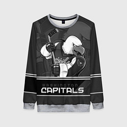 Женский свитшот Washington Capitals: Mono