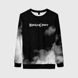 Свитшот женский Чёрный клевер, цвет: 3D-черный