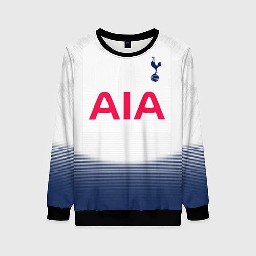 Женский свитшот FC Tottenham: Son Home 18-19 / 3D-Черный – фото 1