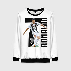 Свитшот женский Ronaldo the best, цвет: 3D-черный