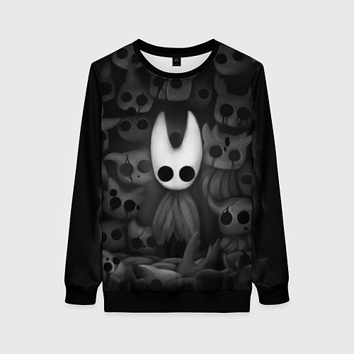 Женский свитшот Hollow Knight / 3D-Черный – фото 1