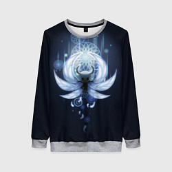 Свитшот женский Hollow Knight, цвет: 3D-меланж