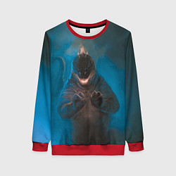 Женский свитшот Blue Godzilla