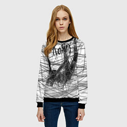 Свитшот женский Korn: The Nothing, цвет: 3D-черный — фото 2