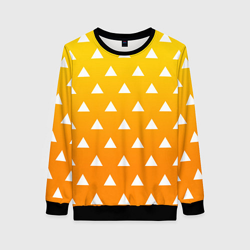 Женский свитшот ZENITSU ЗЕНИТСУ КИМОНО / 3D-Черный – фото 1