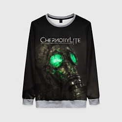 Женский свитшот CHERNOBYLITE ПРОТИВОГАЗ