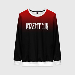 Свитшот женский Led Zeppelin, цвет: 3D-белый
