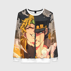 Свитшот женский Dio Brando x Jotaro, цвет: 3D-белый