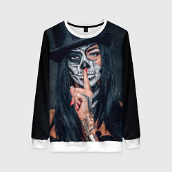 Женский свитшот Девушка halloween